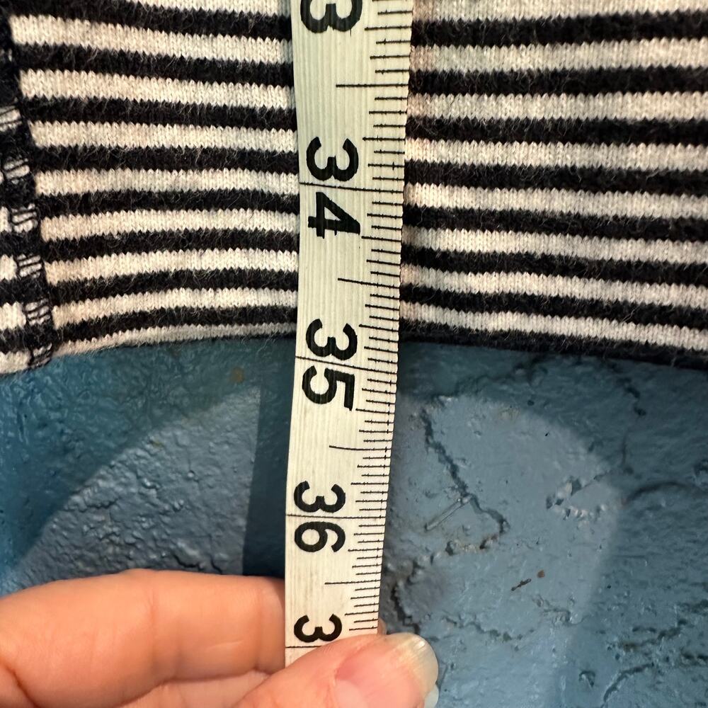 Banana Republic XS Knit Striped Mini Micro Dress Minimalist Coastal Nautical - Picture 9 of 10